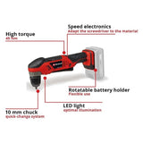 Einhell 18V solo cordless angle drill, imported from the UK