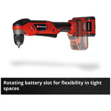 Einhell 18V solo cordless angle drill, imported from the UK