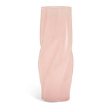Habitat twisted pink glass vase 30cm - British product