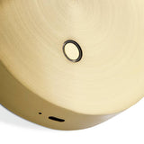 Habitat Mushroom rechargeable wall light brass (British brand)
