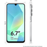 Samsung Galaxy A16 4G 128GB smartphone in Grey, imported from the UK