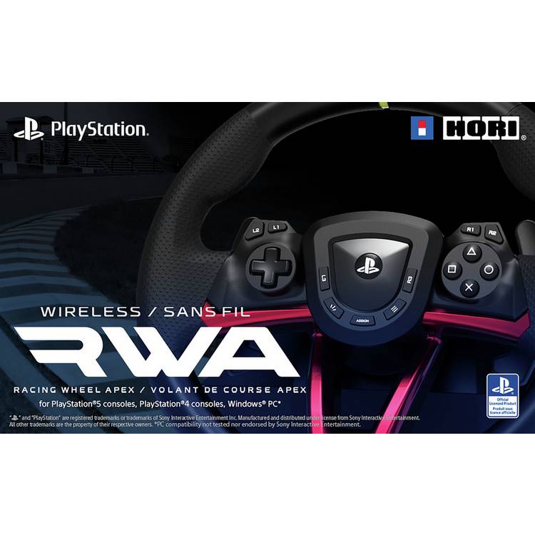 HORI APEX Wireless Racing Wheel for PS5 - British product