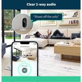 Arlo Essential 2K indoor security camera pack of 2, UK version
