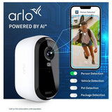 Arlo Essential 2K outdoor security camera pack of 2 (British brand)