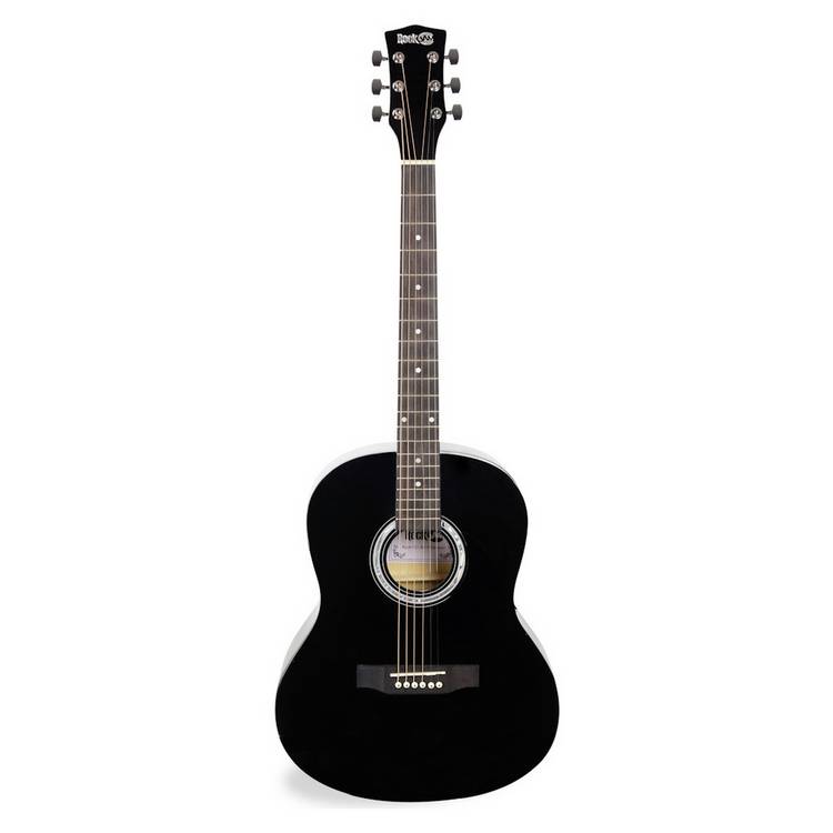 RockJam acoustic guitar package black full size, imported from the UK