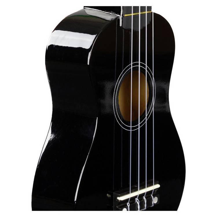 Martin Smith soprano ukulele 21-inch beginner pack black (British brand)