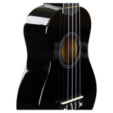Martin Smith soprano ukulele 21-inch beginner pack black (British brand)