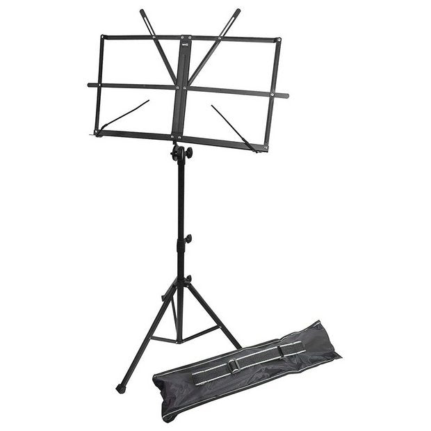 RockJam folding music stand steel construction adjustable height, UK version