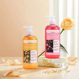 Livingandhome Foaming Bath Set Rose and Chamomile 2pc, UK version