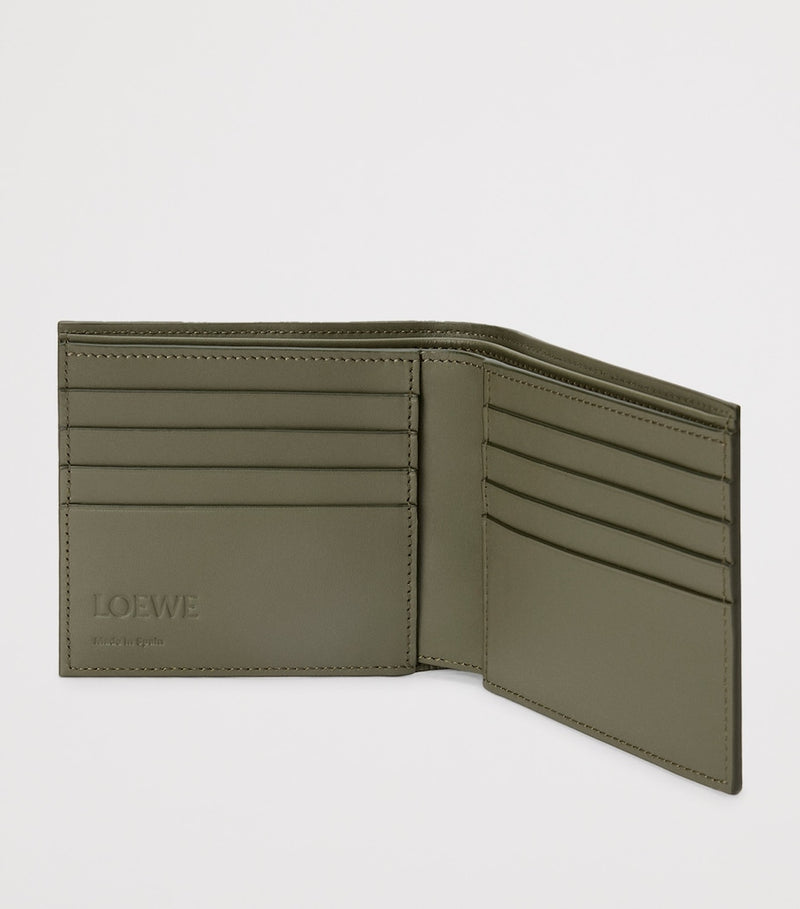 LOEWE bifold wallet in shiny nappa calfskin (British brand)