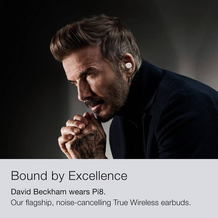 Bowers & Wilkins Pi8 true wireless earbuds Dove White (British brand)