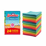 Costco UK Spontex Microfibre Cleaning Cloths 24 Pack- Buy online at McGrocer