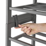 Neatfreak 3 tier shoe storage rack charcoal grey, imported from the UK