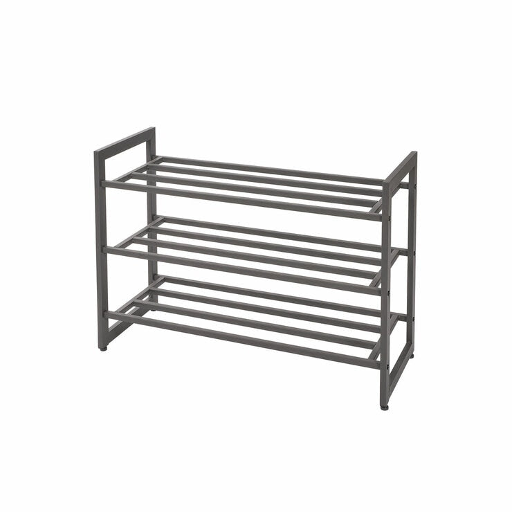 Neatfreak 3 tier shoe storage rack charcoal grey, imported from the UK