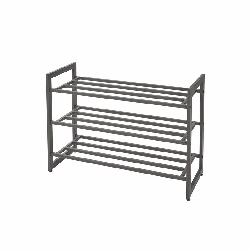 Neatfreak 3 tier shoe storage rack charcoal grey, imported from the UK