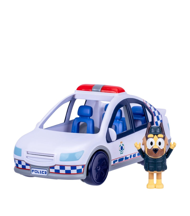 Bluey Police Car Playset with police officer figure - British product