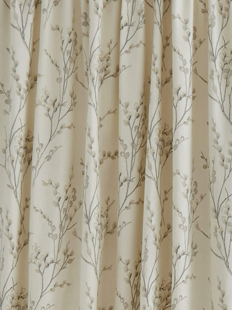 Laura Ashley grey pussy willow cotton curtains 224x274cm - British product