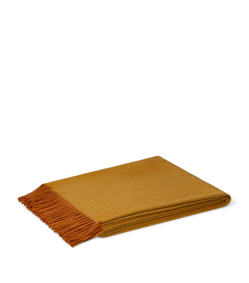 Begg x Co Kaschmirdecke Arran Solid 147x183cm, importiert aus Großbritannien