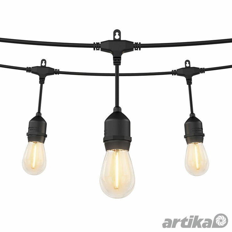 Artika outdoor solar string lights 20 LED 42ft - British product
