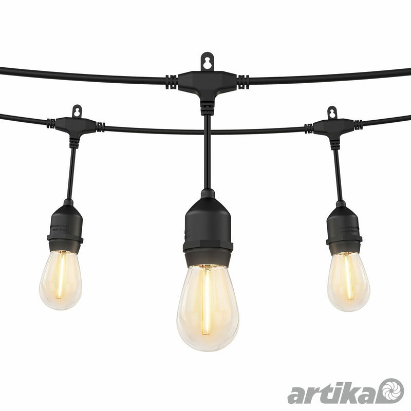 Artika outdoor solar string lights 20 LED 42ft - British product