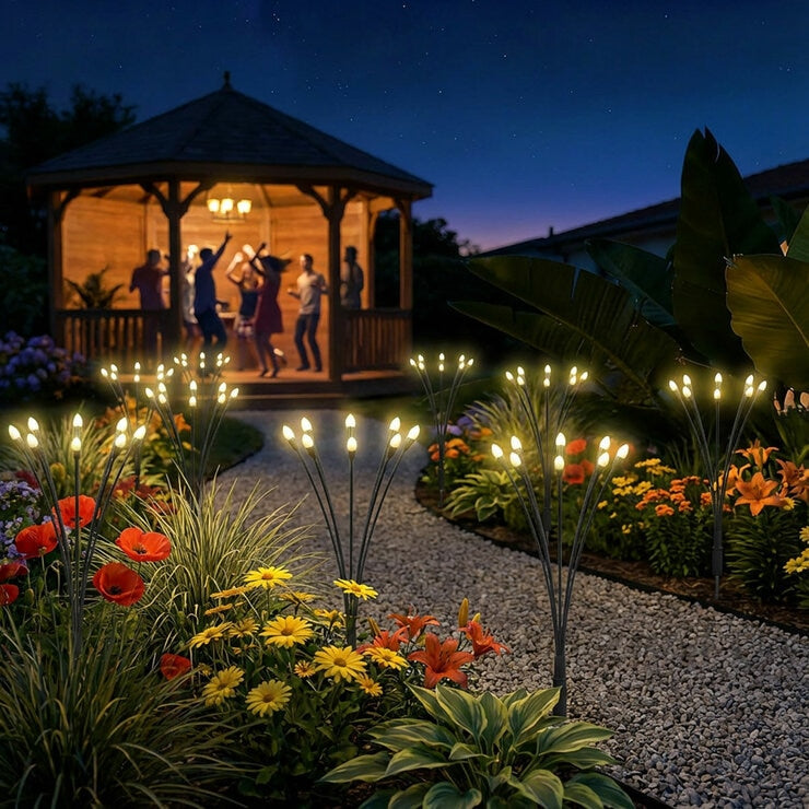 Fresh Source solar firefly lights 4 pack, UK version
