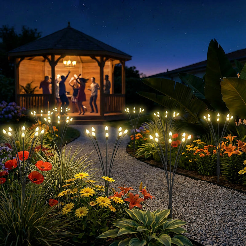 Fresh Source solar firefly lights 4 pack, UK version
