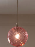 Freya Linear large pink glass shade (British brand)