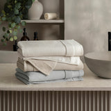 Welhome cotton waffle bath towel 74x147 cm - British product