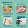 Wype refill gel for toilet paper 100ml, imported from the UK