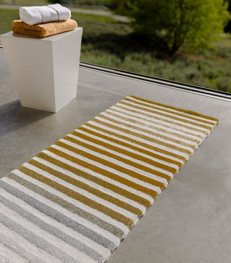Abyss & Habidecor Egyptian cotton-blend bath mat 60cm x 160cm, imported from the UK