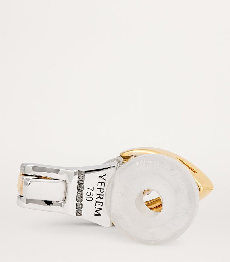 Yeprem diamond ear cuff 18kt gold, UK version