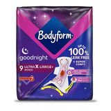 Bodyform Ultra Goodnight Extra Large Damenbinden, 9er-Pack