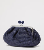 Weekend Max Mara woven Pasticcino clutch bag small, imported from the UK