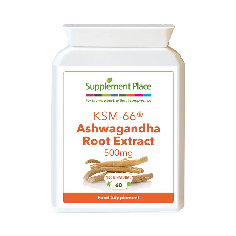 Supplement Place Ashwagandha KSM-66 500mg capsules - British product