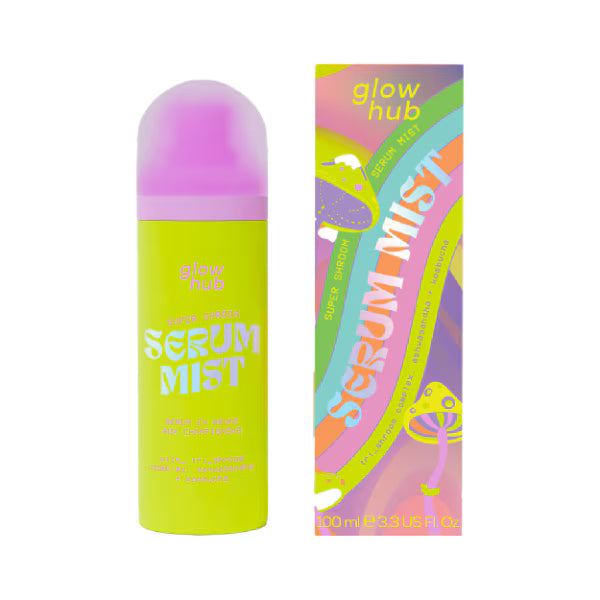 Glow Hub Super Shroom Serum Mist face spray, UK version