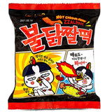 Samyang hot chicken flavour Zzaldduck snack (British brand)