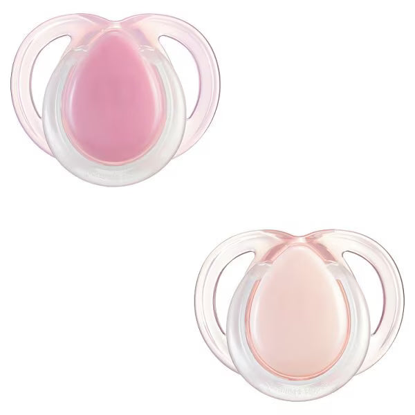 Tommee Tippee Night Soother 0-6m 2 pack (British brand)
