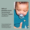 Tommee Tippee Night Soother 0-6m 2 pack (British brand)