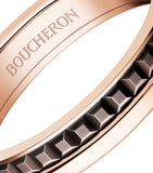 Boucheron rose gold Quatre Classique wedding band, UK version