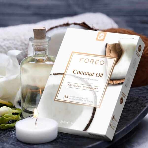 FOREO Coconut Oil Sheet Mask 3Pcs - British product