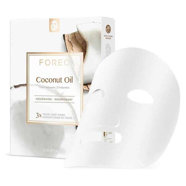 FOREO Coconut Oil Sheet Mask 3Pcs - British product