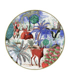 Gien Jardin du Palais canape plates set of 4, imported from the UK