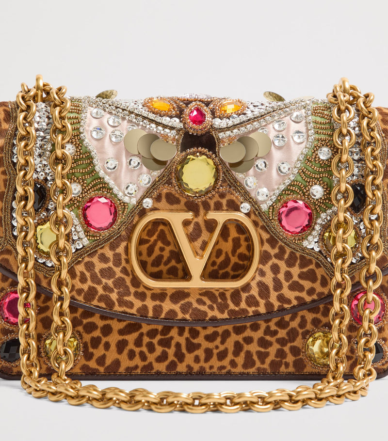 Valentino Garavani embellished Vain shoulder bag (British brand)