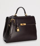 Dolce&Gabbana Marlene top-handle bag calfskin gold-tone hardware (British brand)