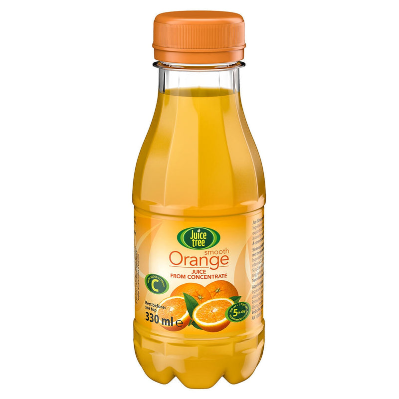 Juice Tree orange juice from concentrate 12 x 330ml, UK version