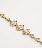 Jade Trau yellow gold diamond Maverick Line bracelet, imported from the UK