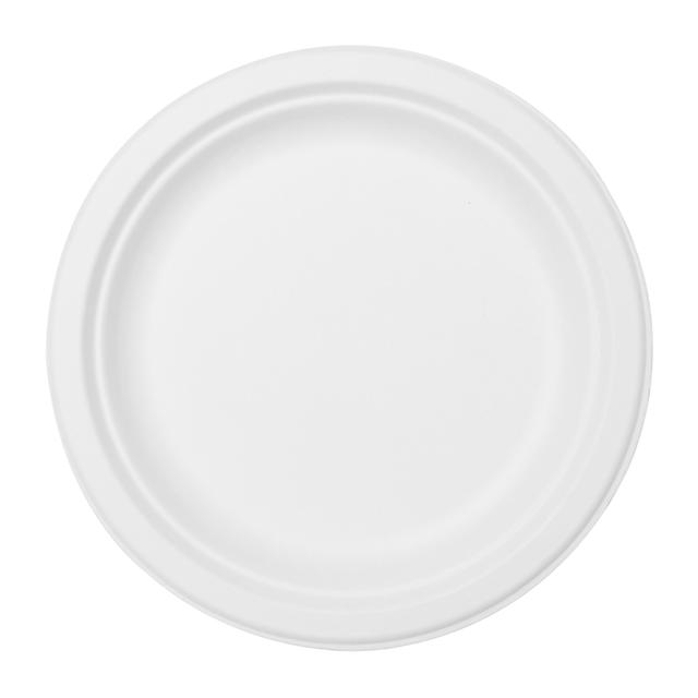 White 22cm Bagasse Party Plates 10 per pack GOODS M&S