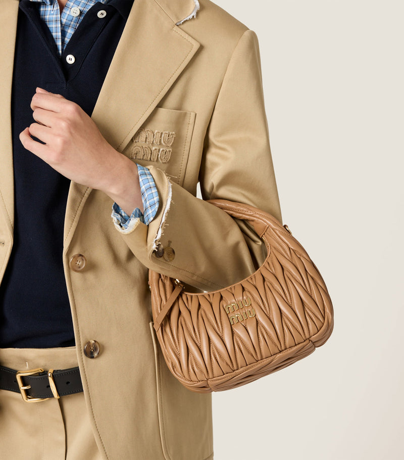 Miu Miu Matelassé Leather Wander Top-Handle Bag (British brand)