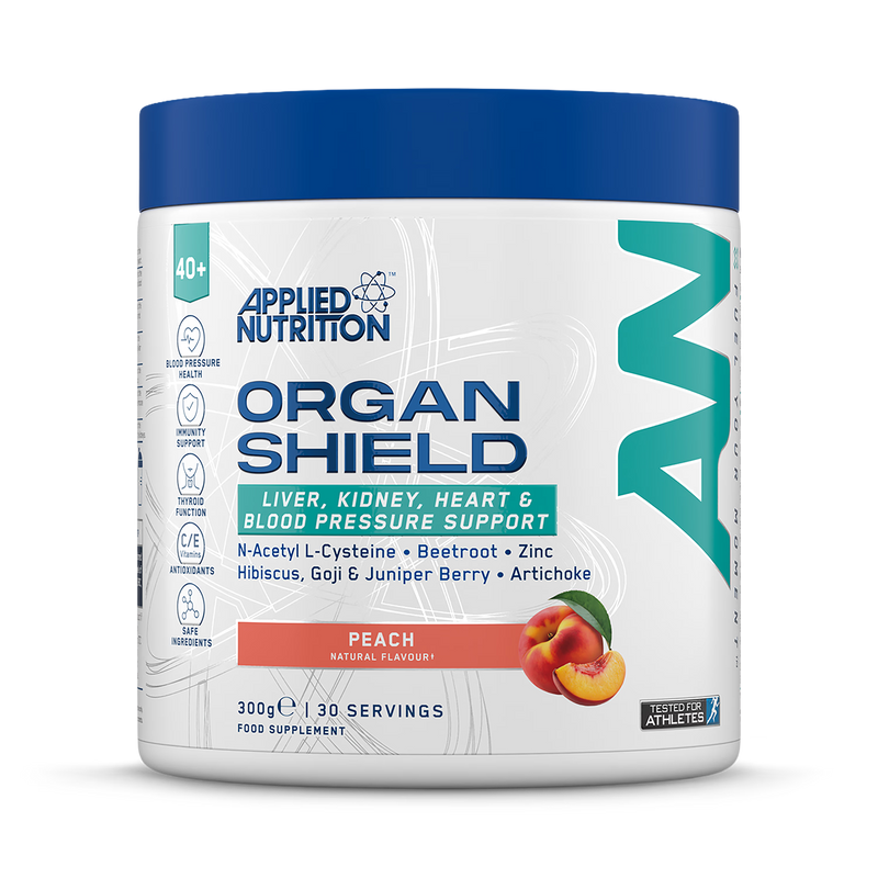 Applied Nutrition Organ Shield Support Powder Peach 300g (British brand)