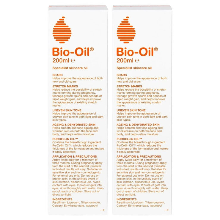 Bio-Oil body oil 2 x 200ml - British product